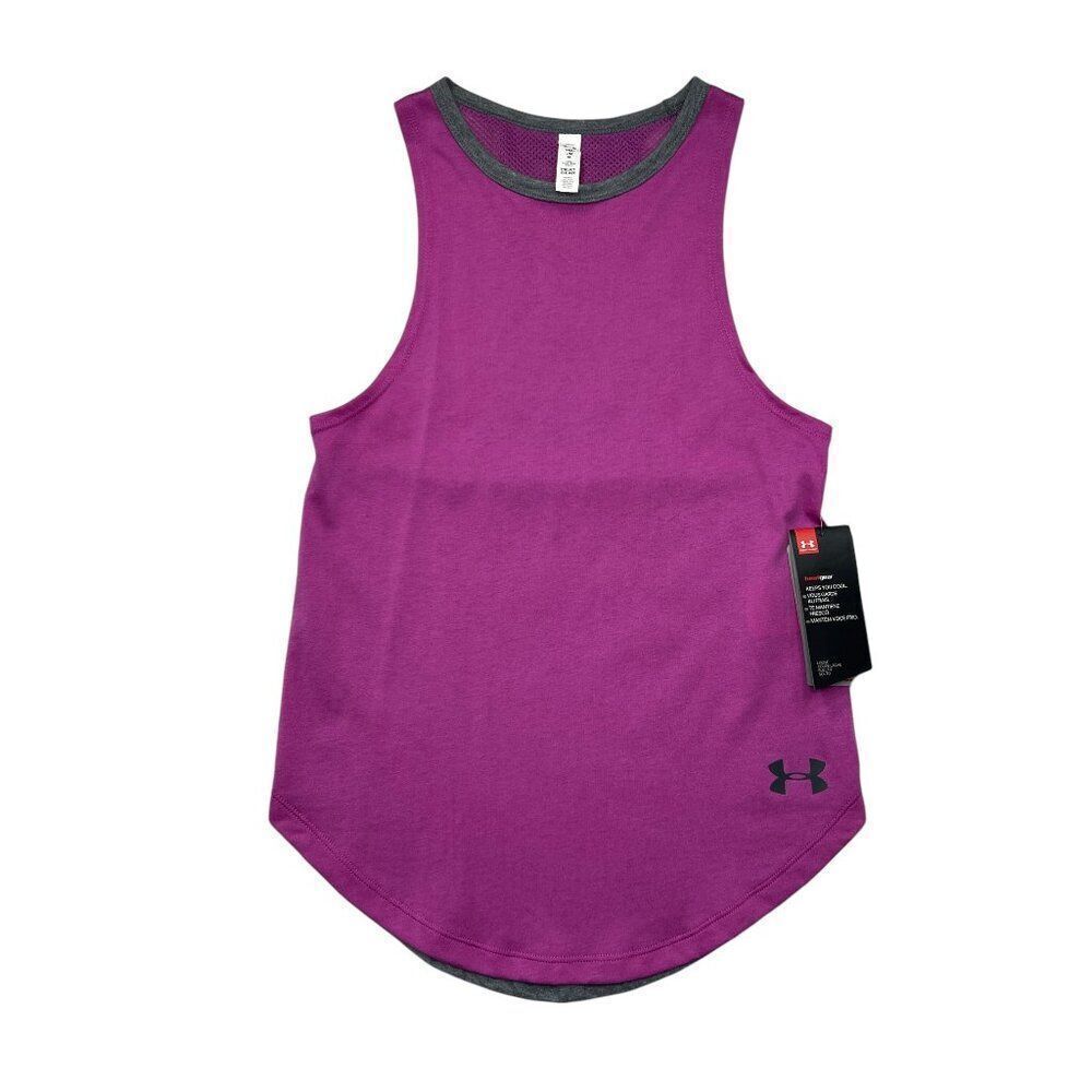 Under Armour Tank‎ Top Girls Medium Loose HeatGear Athletic